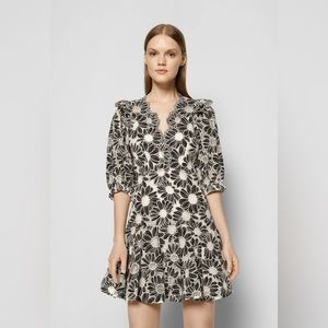 Sandro Audrey Dress in black size 38/6 NWT